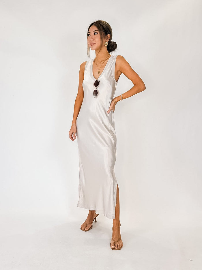 Michael Stars Randi V-Neck Midi Dress