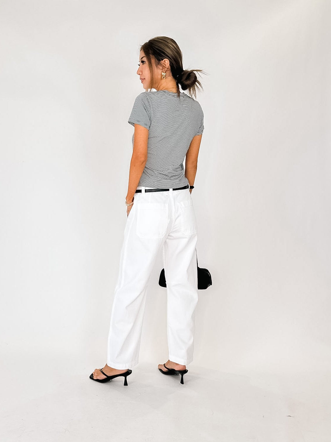 Frame The Stripe Baby Tee