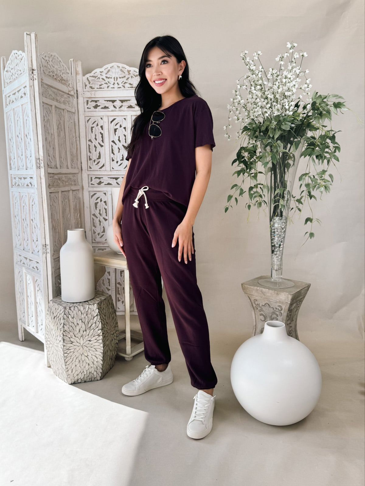 perfectwhitetee Toni French Terry Jogger