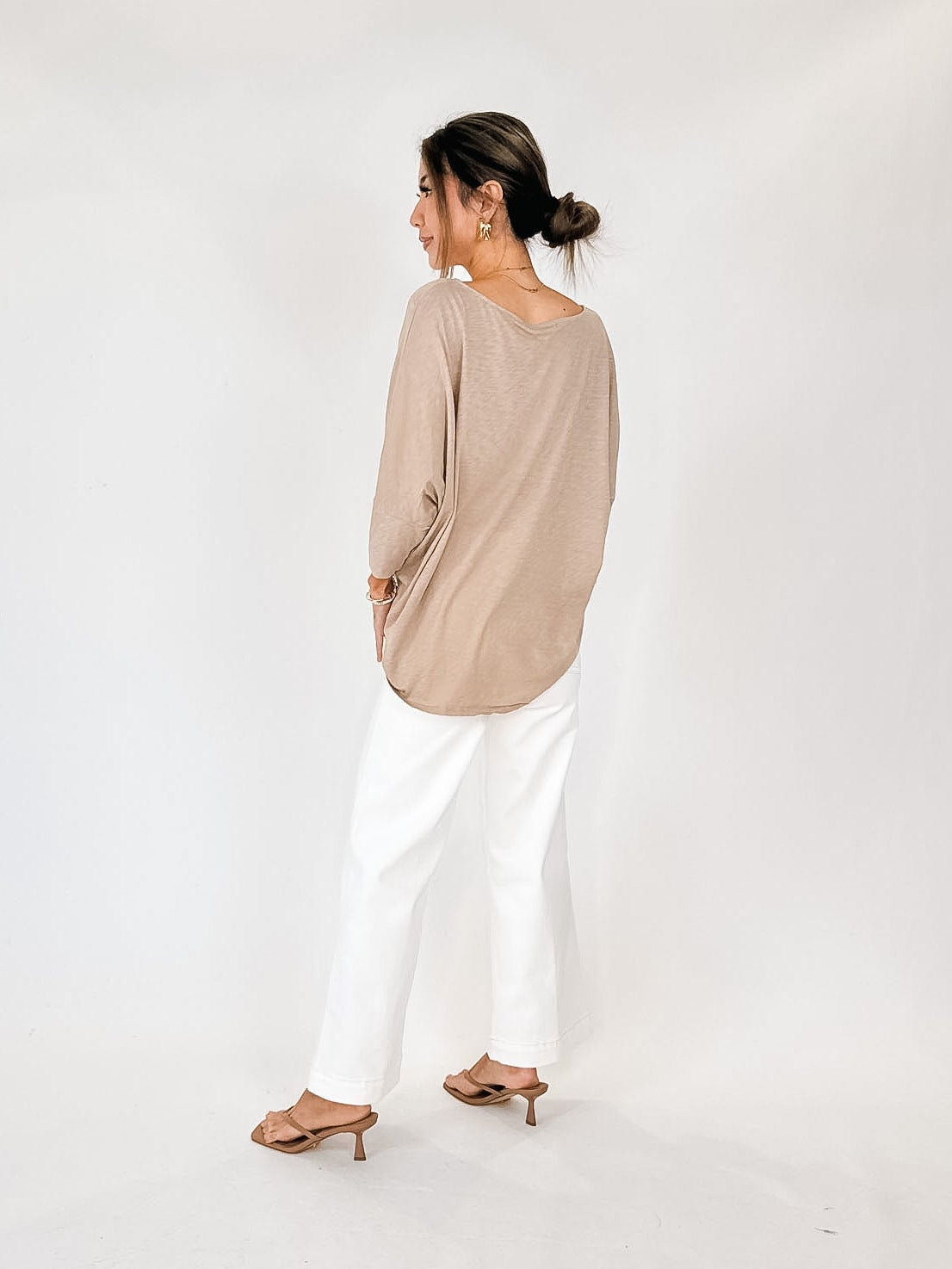 Frame The Seamed Wide Trouser Crop