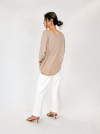 Frame The Seamed Wide Trouser Crop