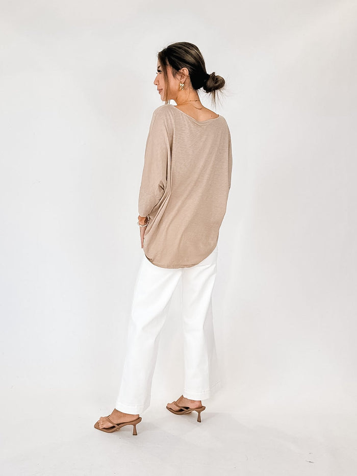 Frame The Seamed Wide Trouser Crop