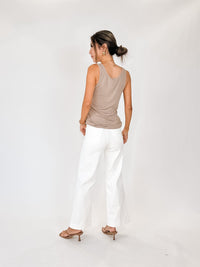 Frame The Seamed Wide Trouser Crop