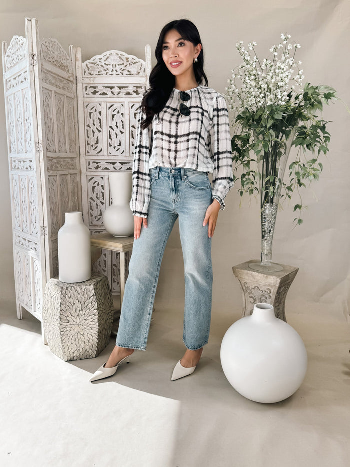 Bella Dahl Elastic Shirred Top