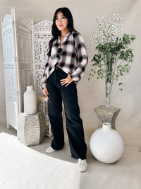 Pistola Penny Utility Rise Rise Wide Leg
