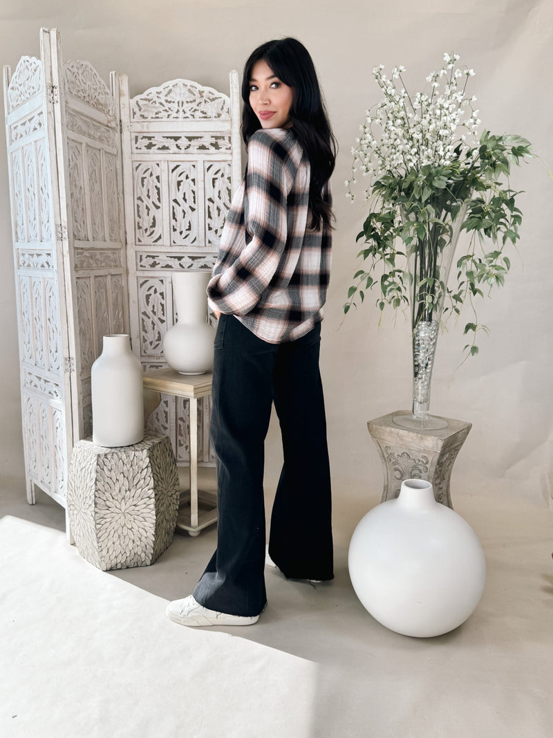 Pistola Penny Utility Rise Rise Wide Leg