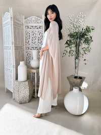 Milio Milano Italian Knit Drop Shoulder Open Long Cardigan