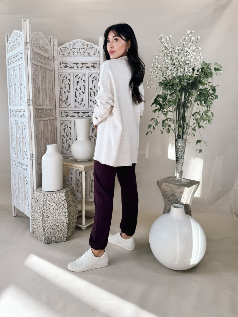 perfectwhitetee Toni French Terry Jogger
