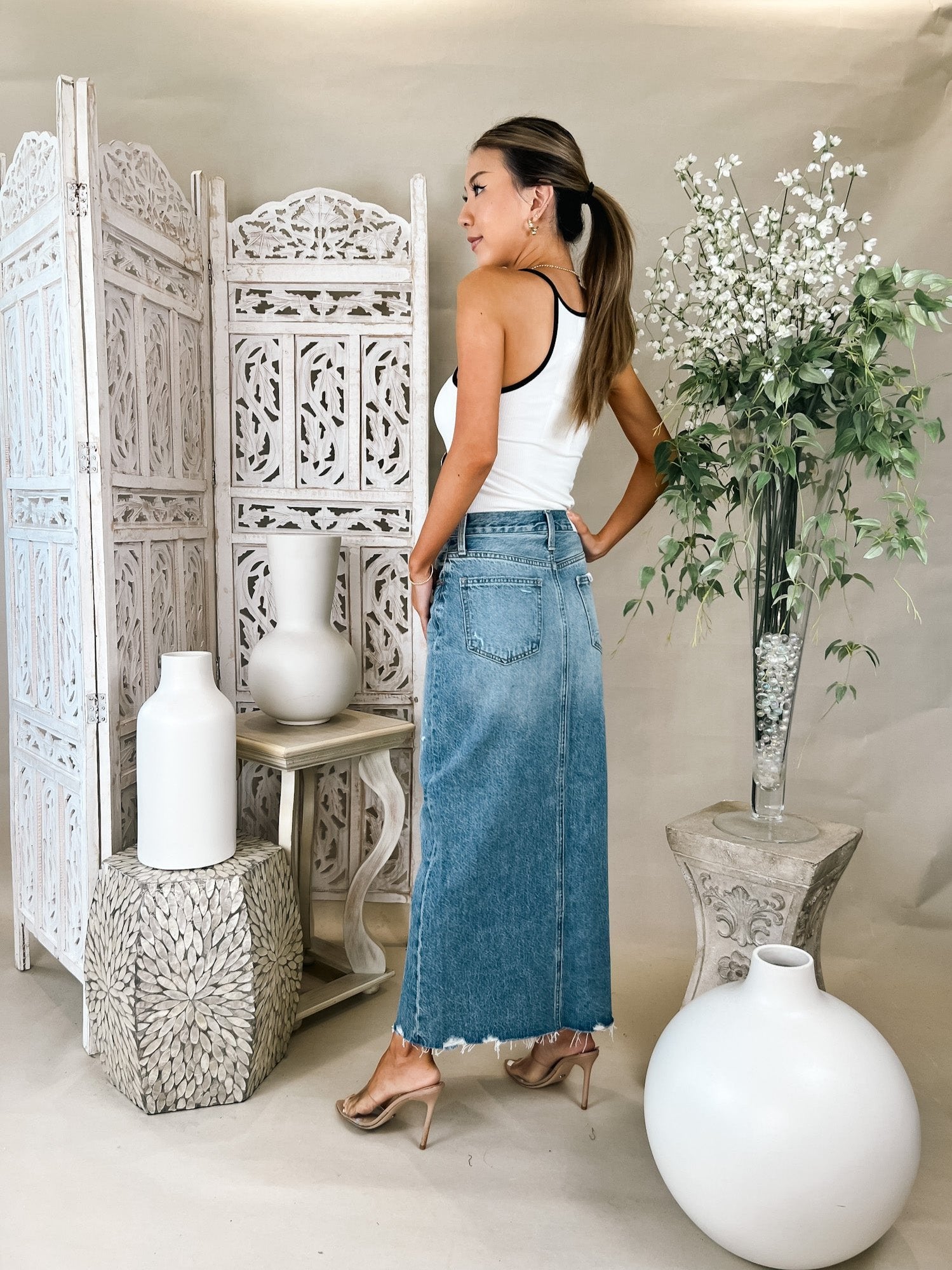 Pistola Alice Midi Skirt – Mikinola