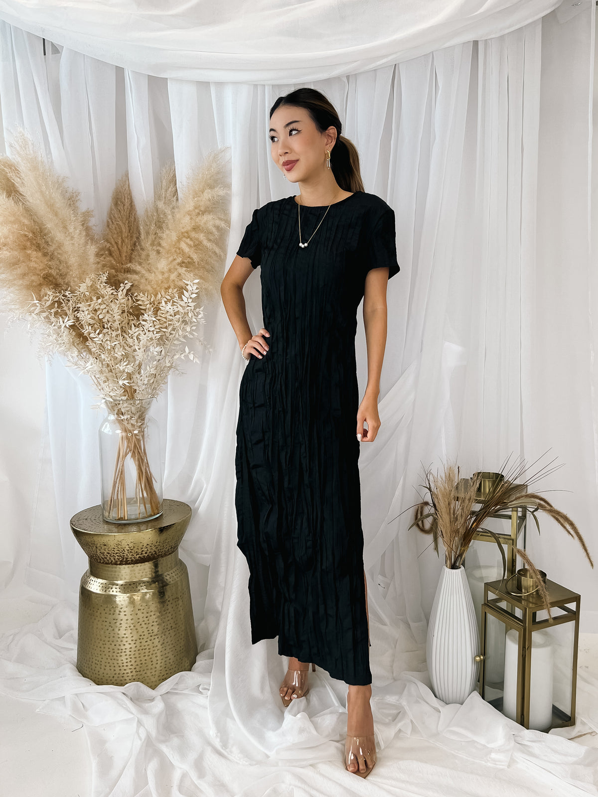 Third Form Rolling Wave Maxi Tee Dress