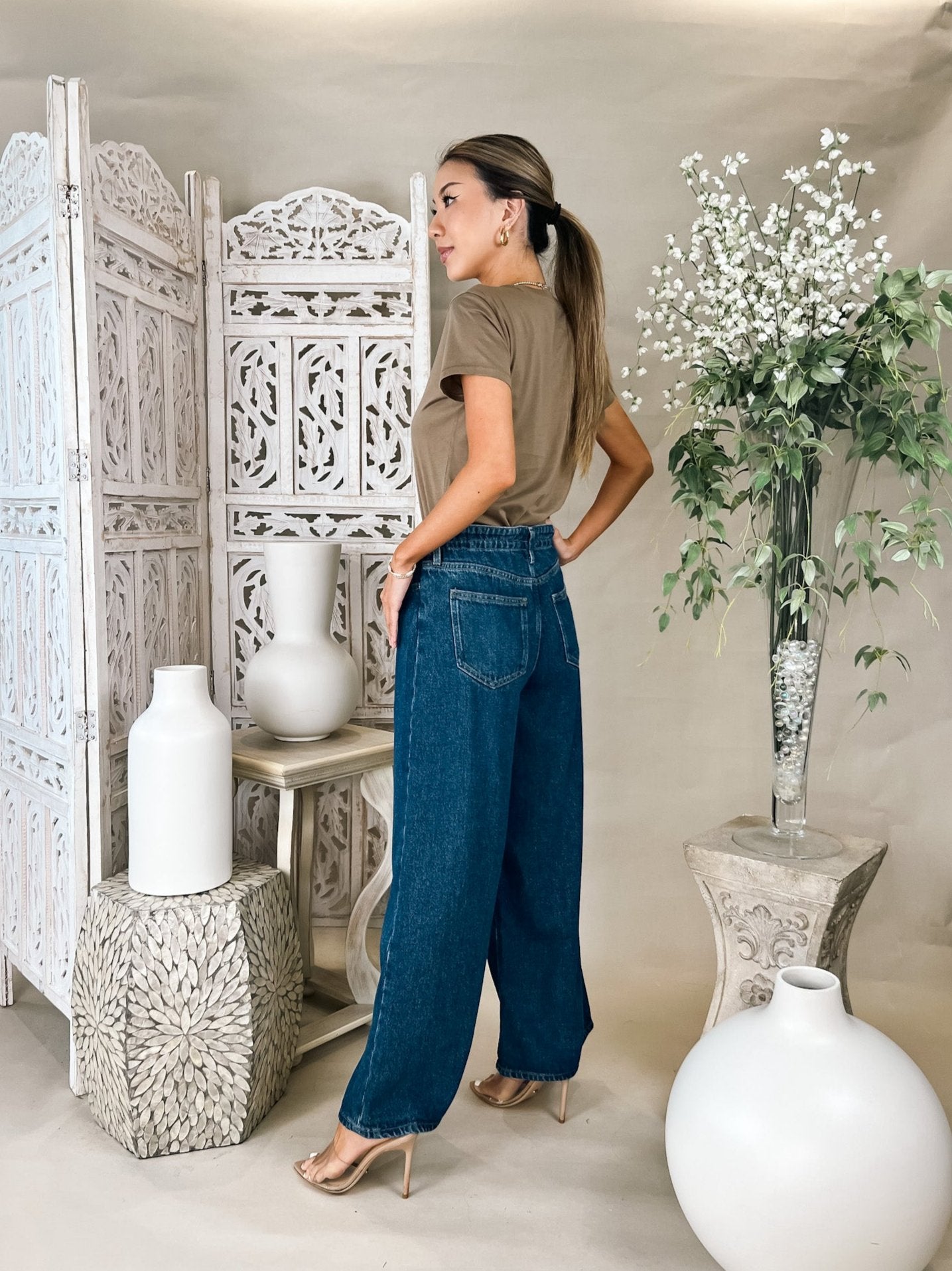 Frame Pixie Drawstring Wide Leg – Mikinola