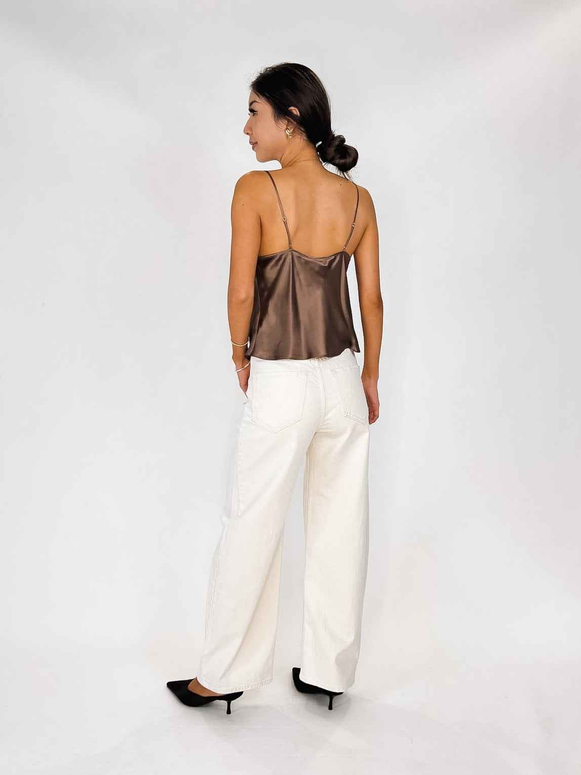 L'Agence Calista Cowl Neck Cami