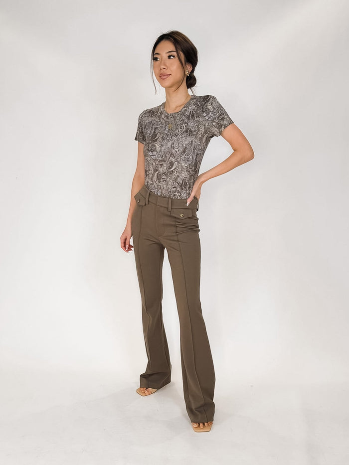 L'Agence Ressi Crew Neck Tee