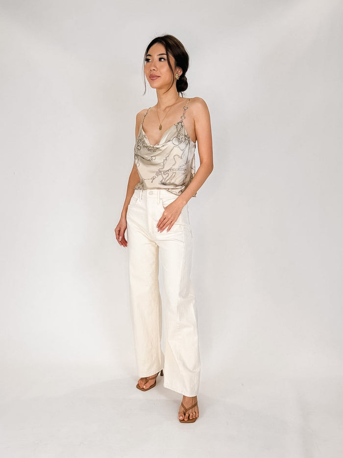 L'Agence Calista Horse Bit Trim Cowl Cami
