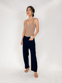 L'Agence Mallis H/R Bow Leg Jean