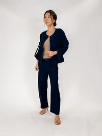 L'Agence Anouk Collarless Jacket