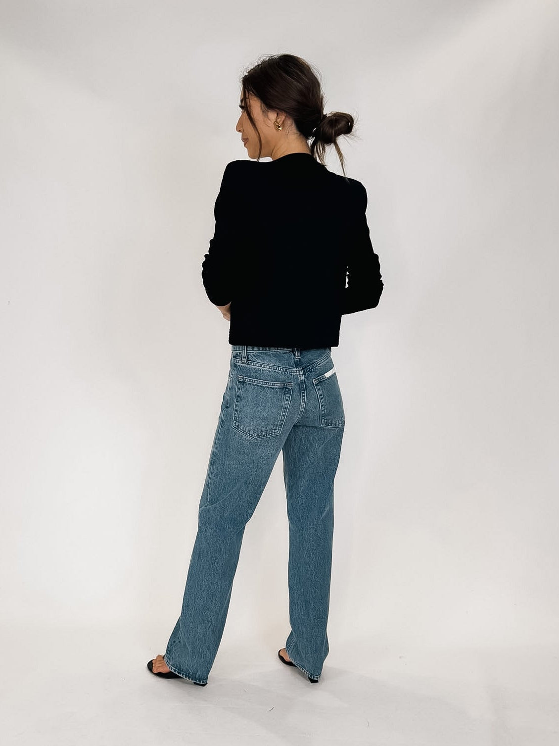 Pistola Aleks High Rise Straight Long Jean