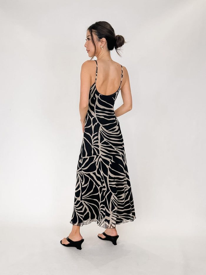 Z Supply Charisma Tova Palm Midi Dress
