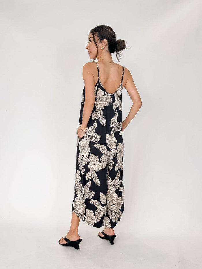 Z Supply Flared Asha Floral Jumpsuit