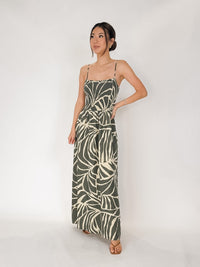 Z Supply Bayside Tova Palm Midi Dress