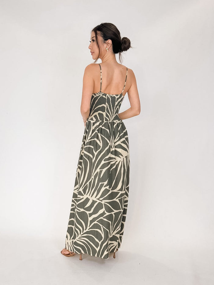 Z Supply Bayside Tova Palm Midi Dress Mikinola Z Supply Bayside Tova Palm Midi Dress Mikinola