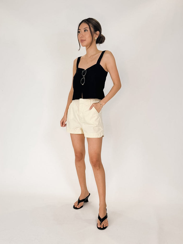 Dress To Front Slit Detail Crop Top