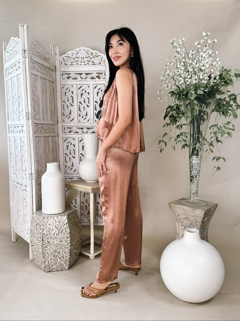 Bella Dahl Smocked Waist Trouser