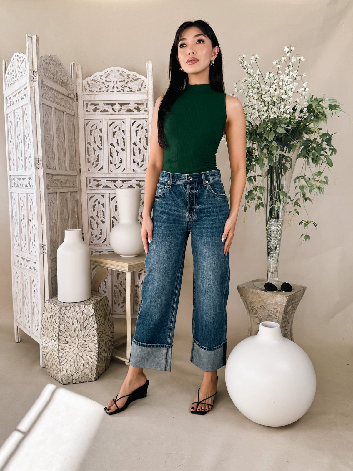 Dress To Basic Ribbed Top