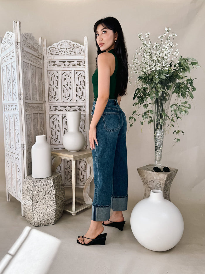 Dress To Basic Ribbed Top