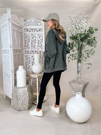 Joah Brown Oversized Zip Hoodie