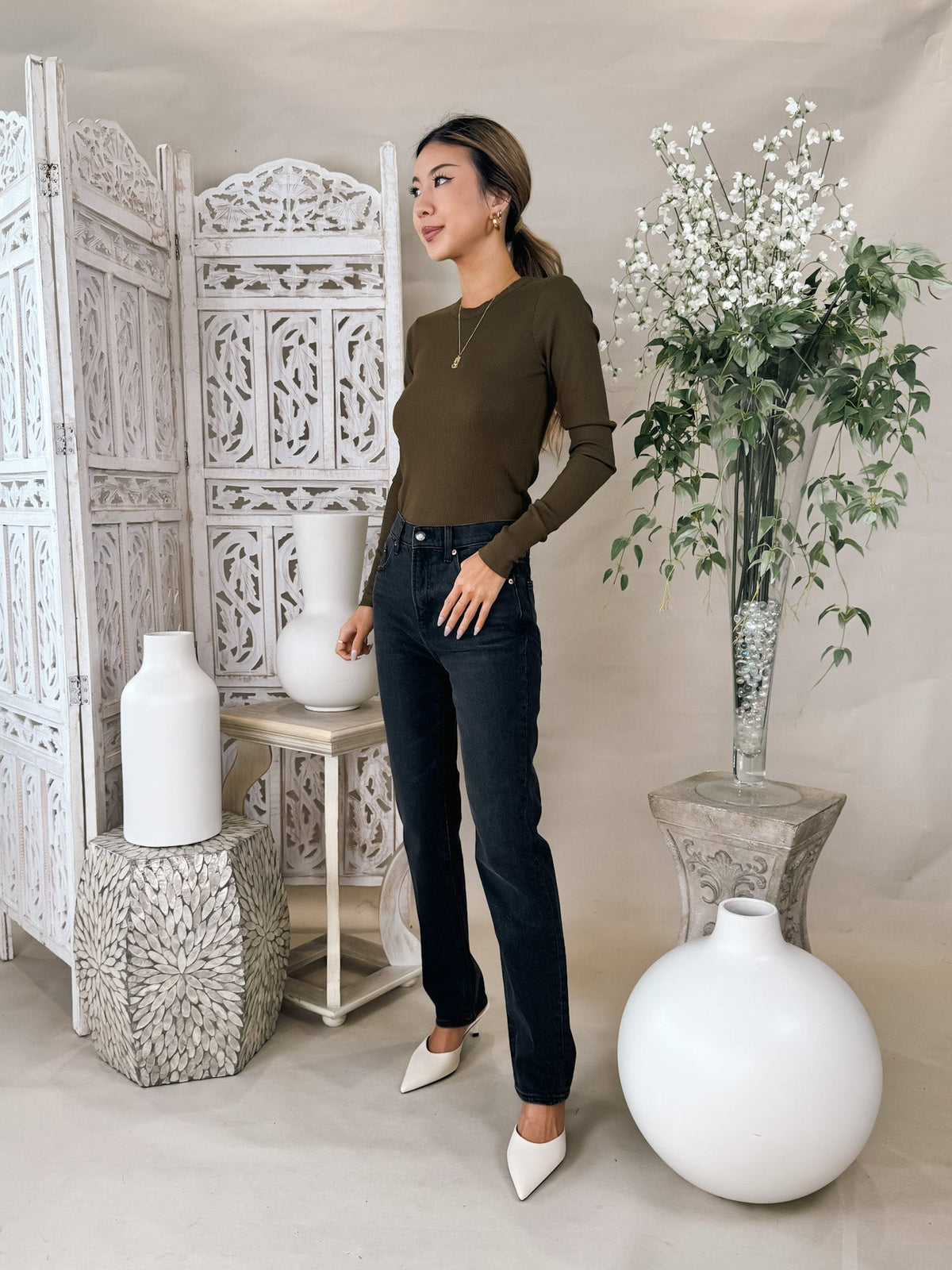 Pistola Bri High Rise Slim Straight Jean