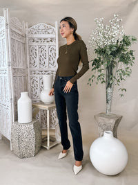 Pistola Bri High Rise Slim Straight Jean