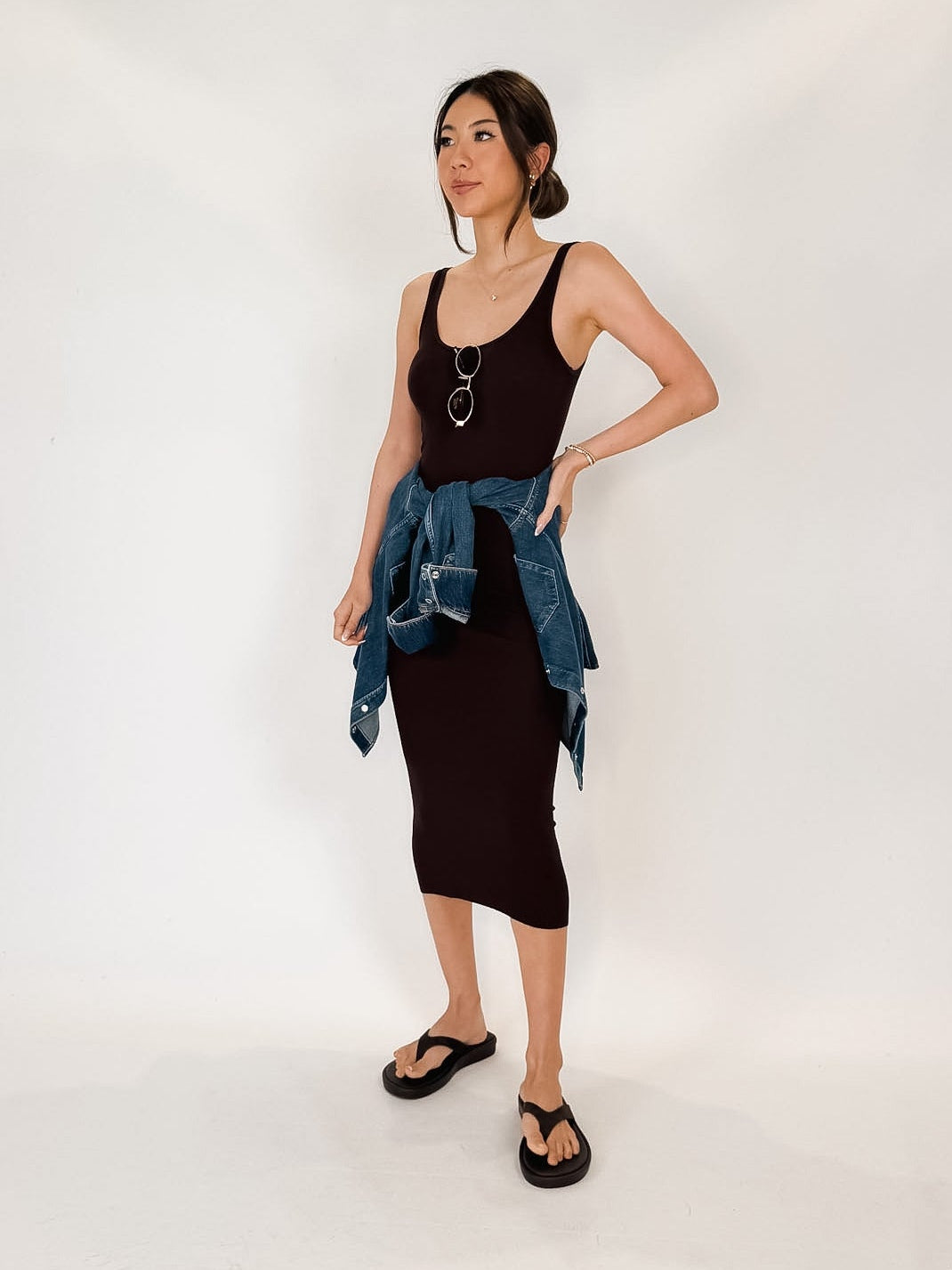 Enza Costa Silk Knit Essential Dress