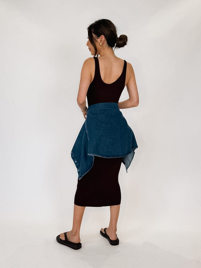 Enza Costa Silk Knit Essential Dress