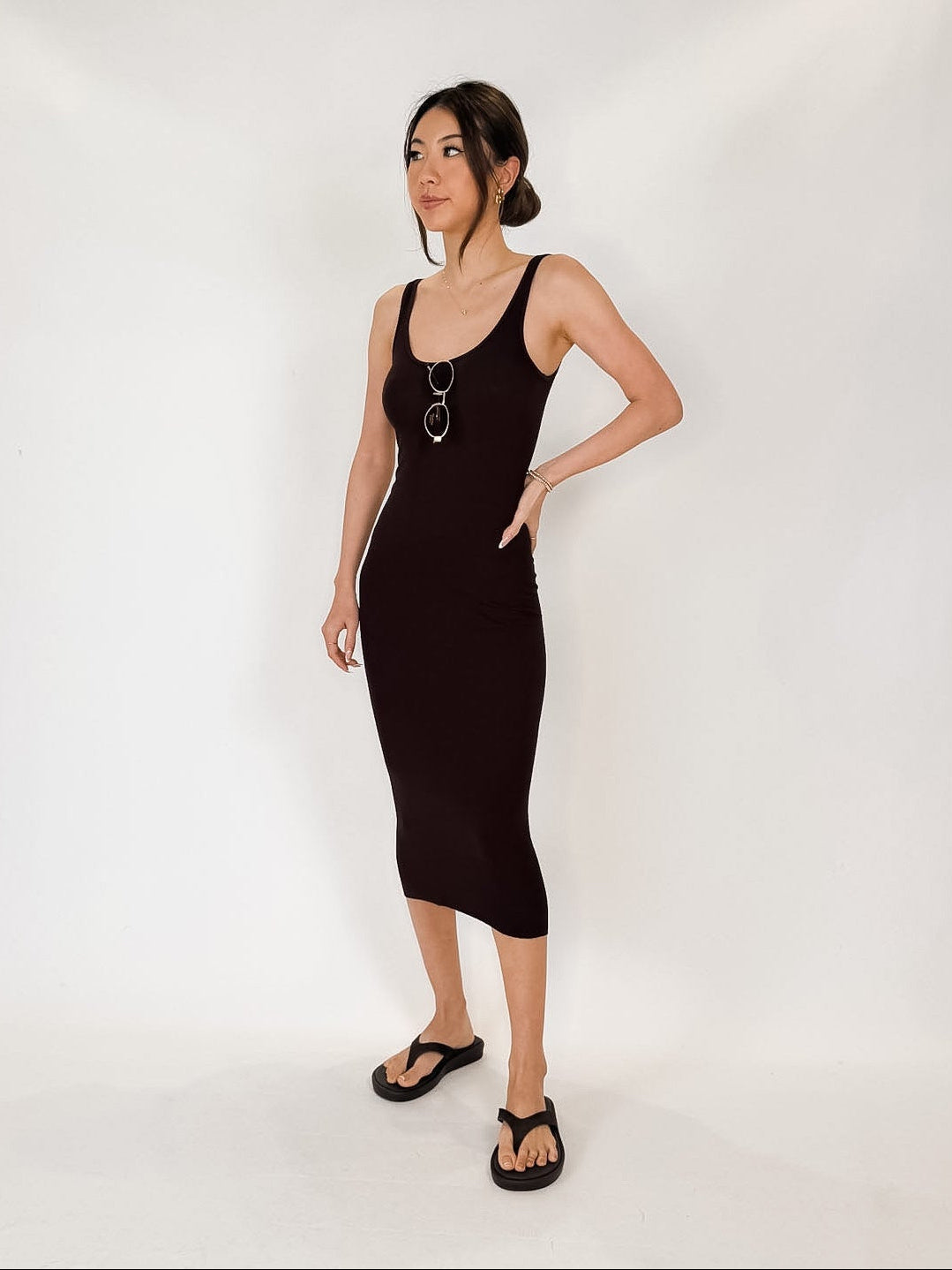 Enza Costa Silk Knit Essential Dress