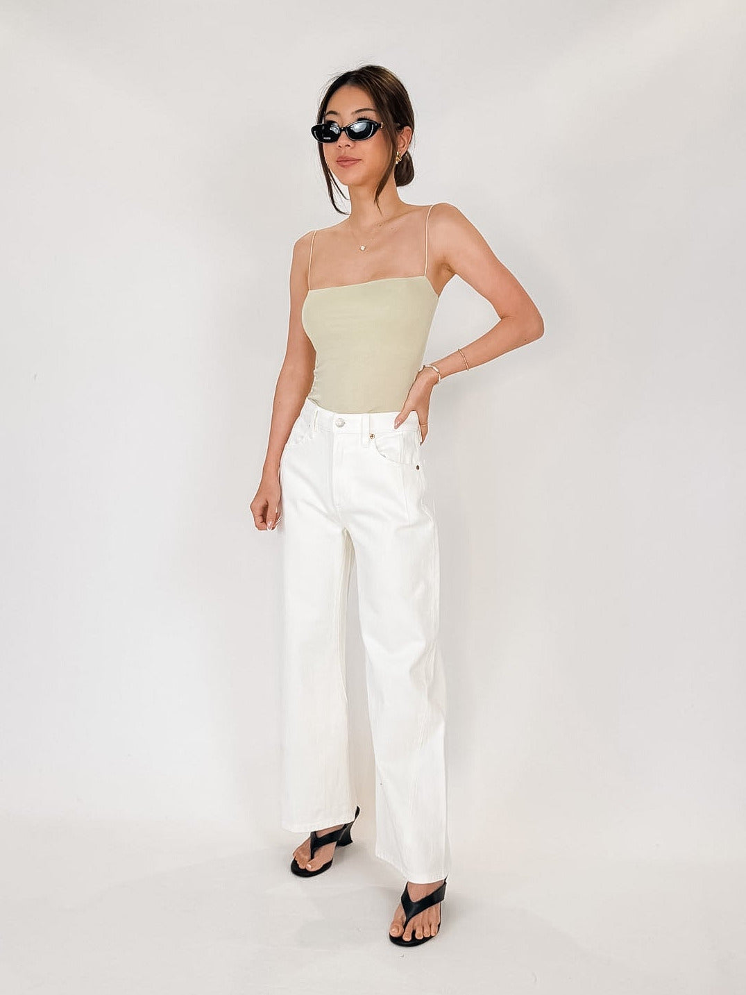 Enza Costa Supima Cotton Essential Strappy Tank