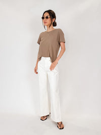 perfectwhitetee Harley Cotton SS Boxy Crew Tee