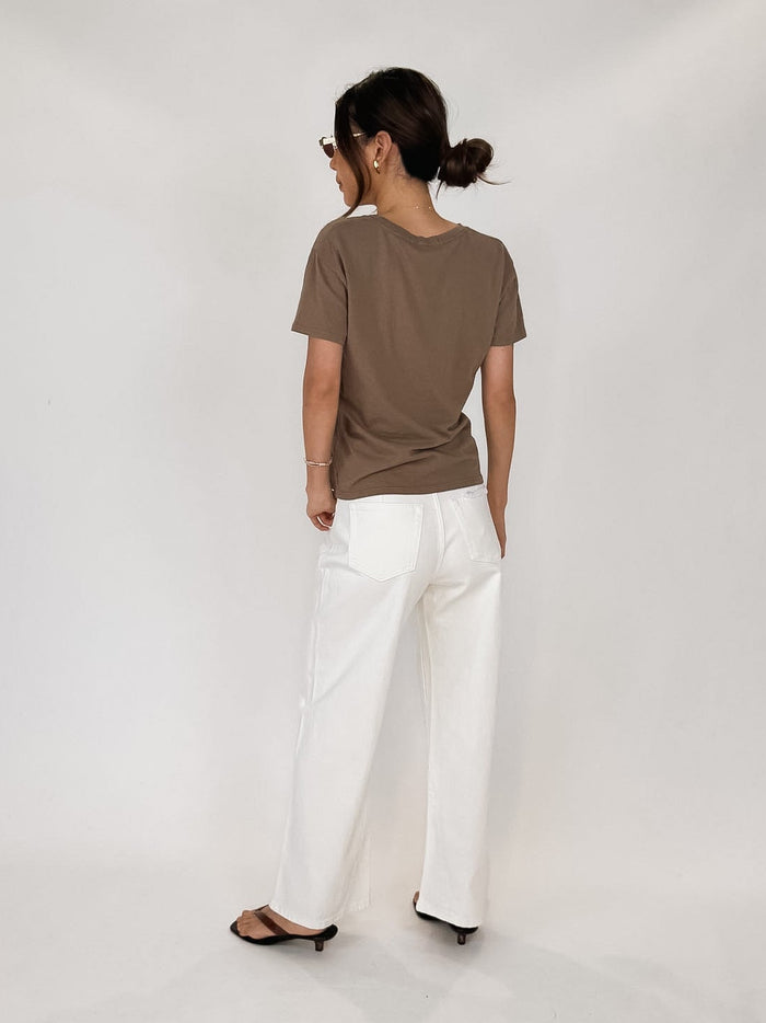 perfectwhitetee Harley Cotton SS Boxy Crew Tee