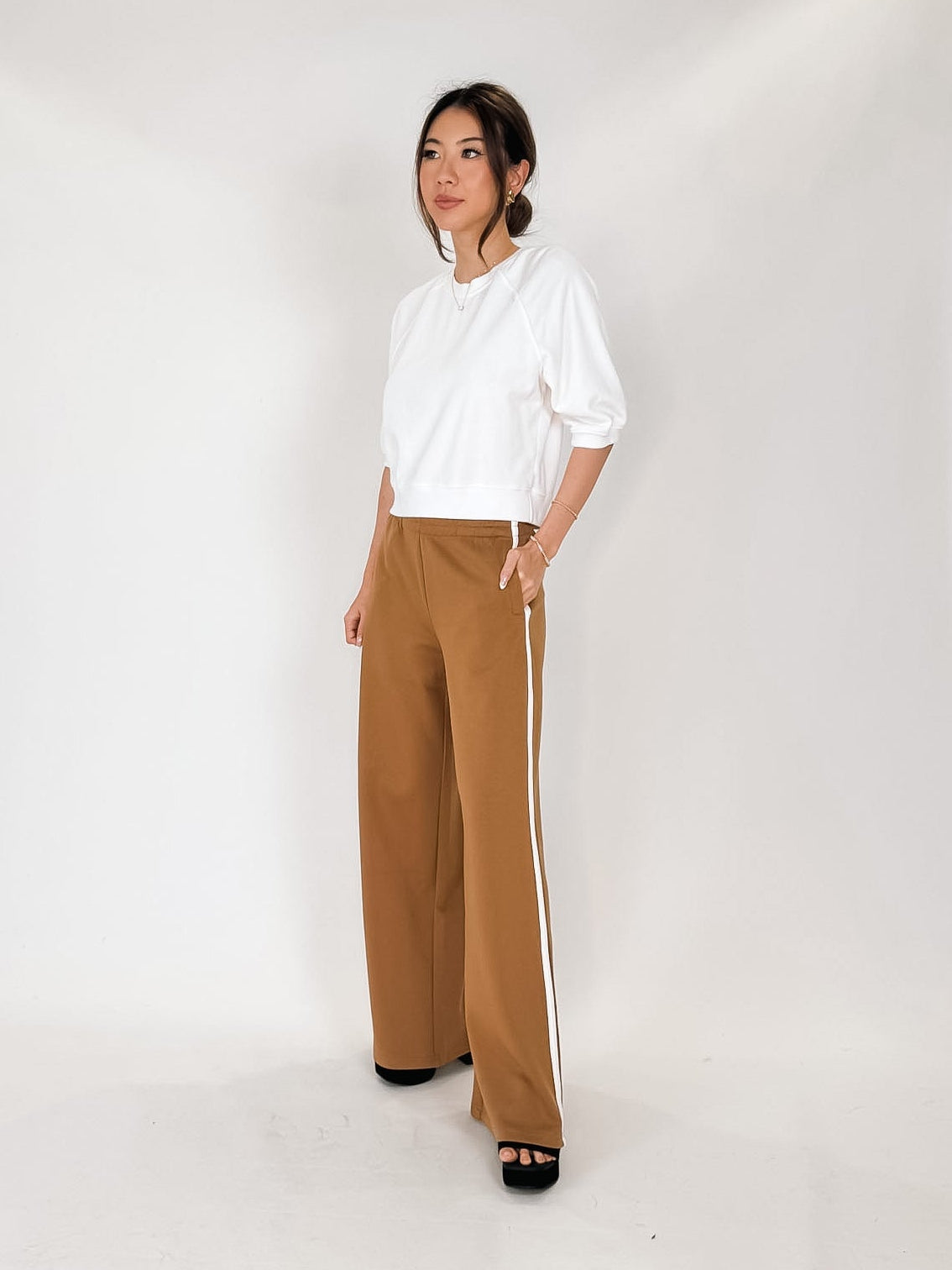 perfectwhitetee Mikos Pureform Wide Leg Pant