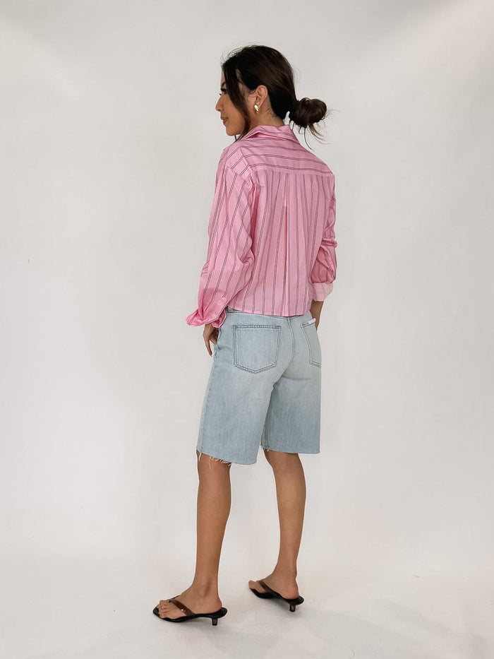 Pistola Nolan Relaxed Straight Cut Off Jean