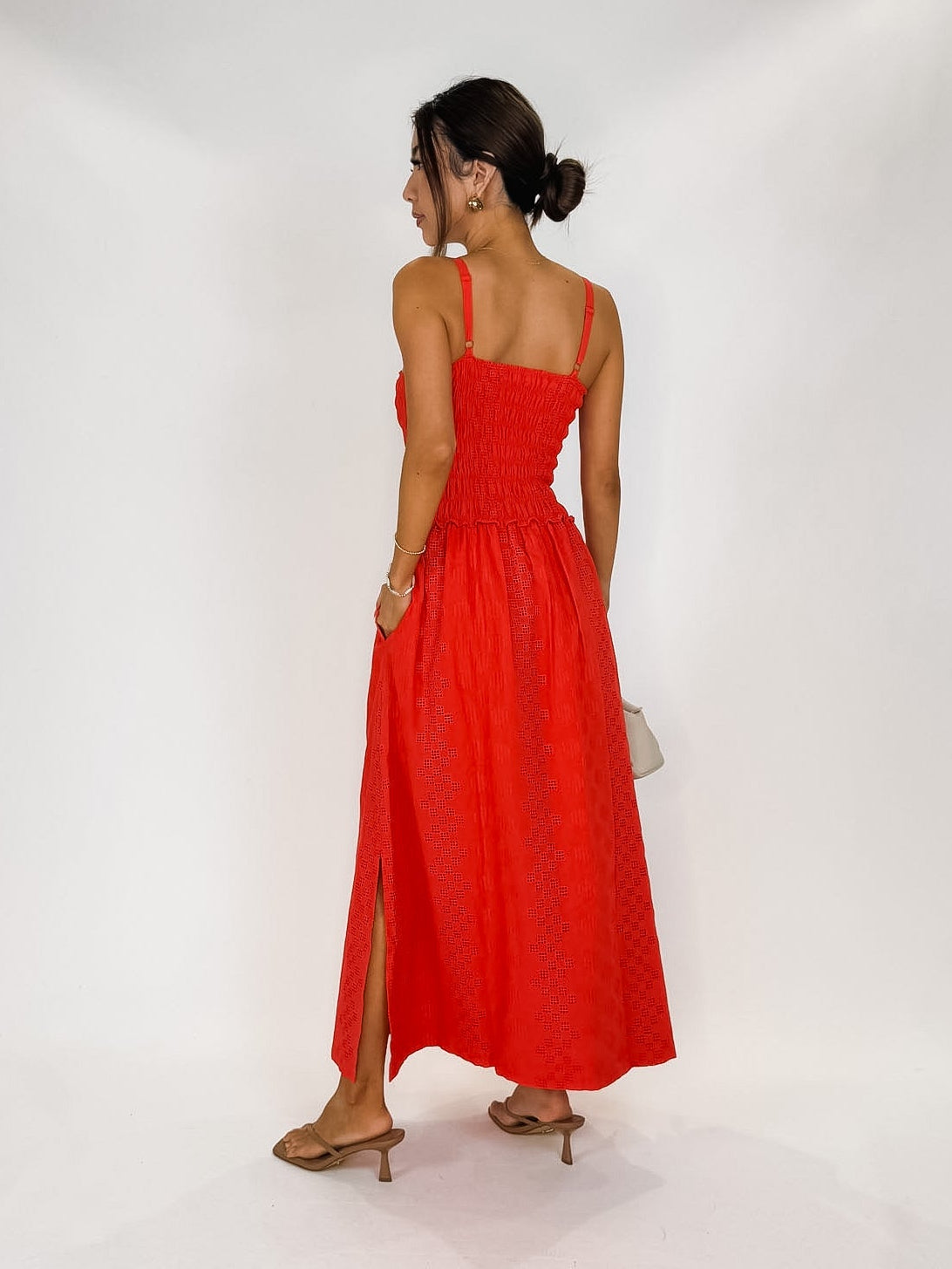 Splendid Kenzie Geo Eyelet Dress