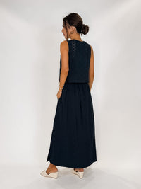 Splendid Kenzie Geo Eyelet Tank