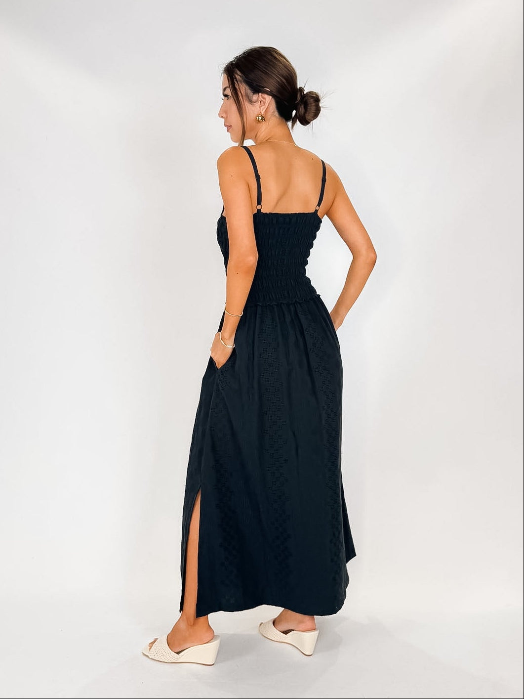 Splendid Kenzie Geo Eyelet Dress
