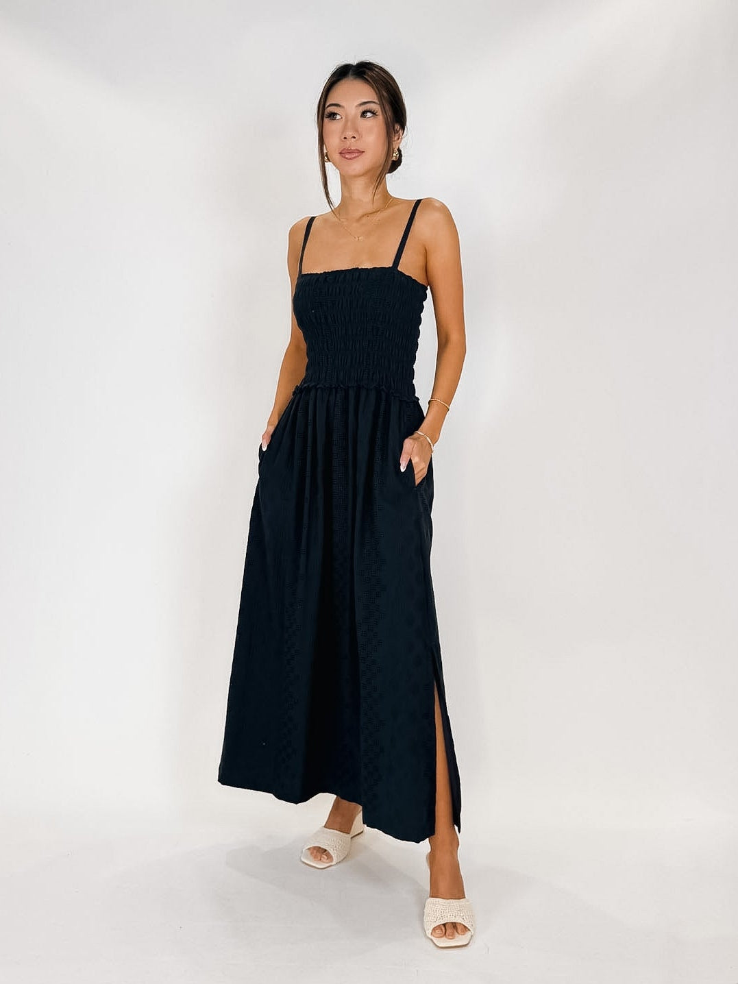 Splendid Kenzie Geo Eyelet Dress