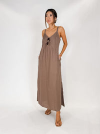 Splendid Stella Linen Pintuck Dress