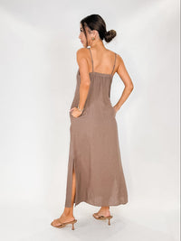 Splendid Stella Linen Pintuck Dress