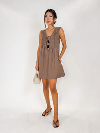 Splendid Stella Linen Mini Dress