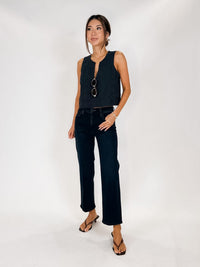 Splendid Kenzie Geo Eyelet Tank