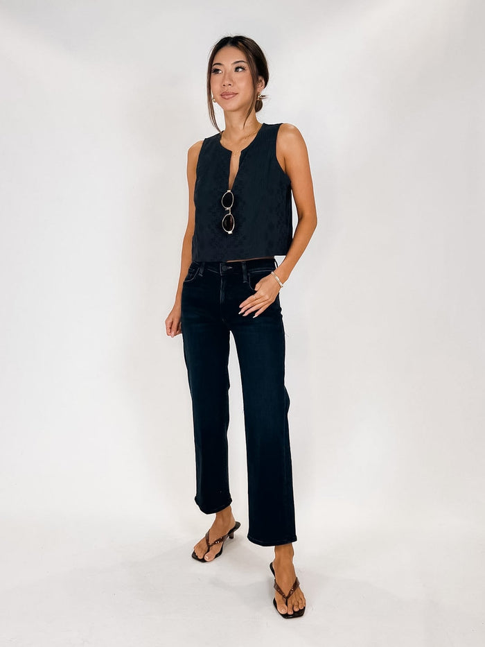 Mother Lil Mid Rise Rambler Zip Ankle
