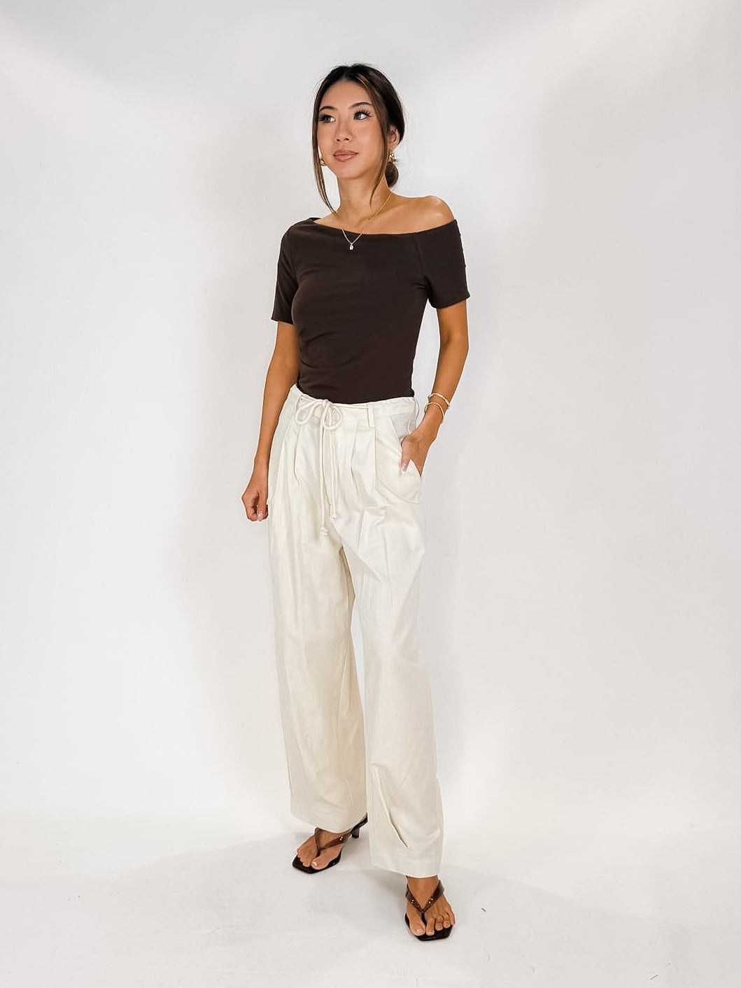 a.ren Novel Relaxed Fit Drawstring Pants